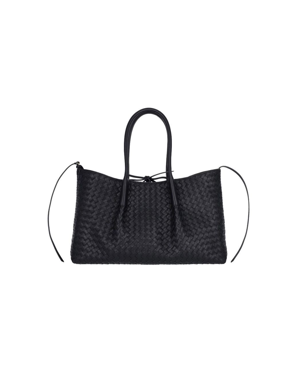 Bottega Veneta Black Pinacoteca' Reversible Tote Bag