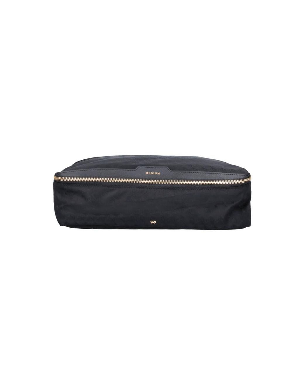 Anya Hindmarch Black Pouch Zip "Hair Kit"