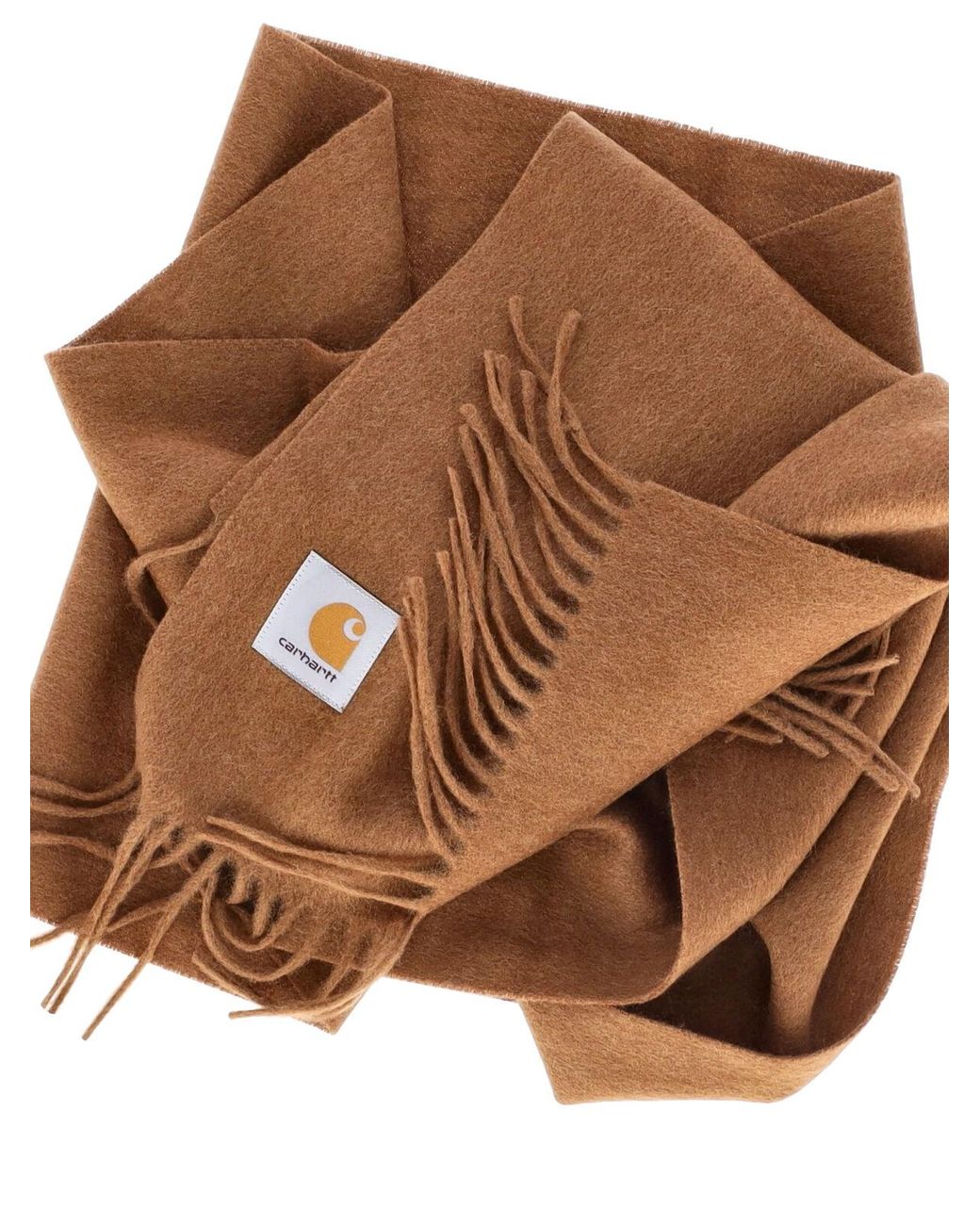 Carhartt Brown Wool Scarf for men