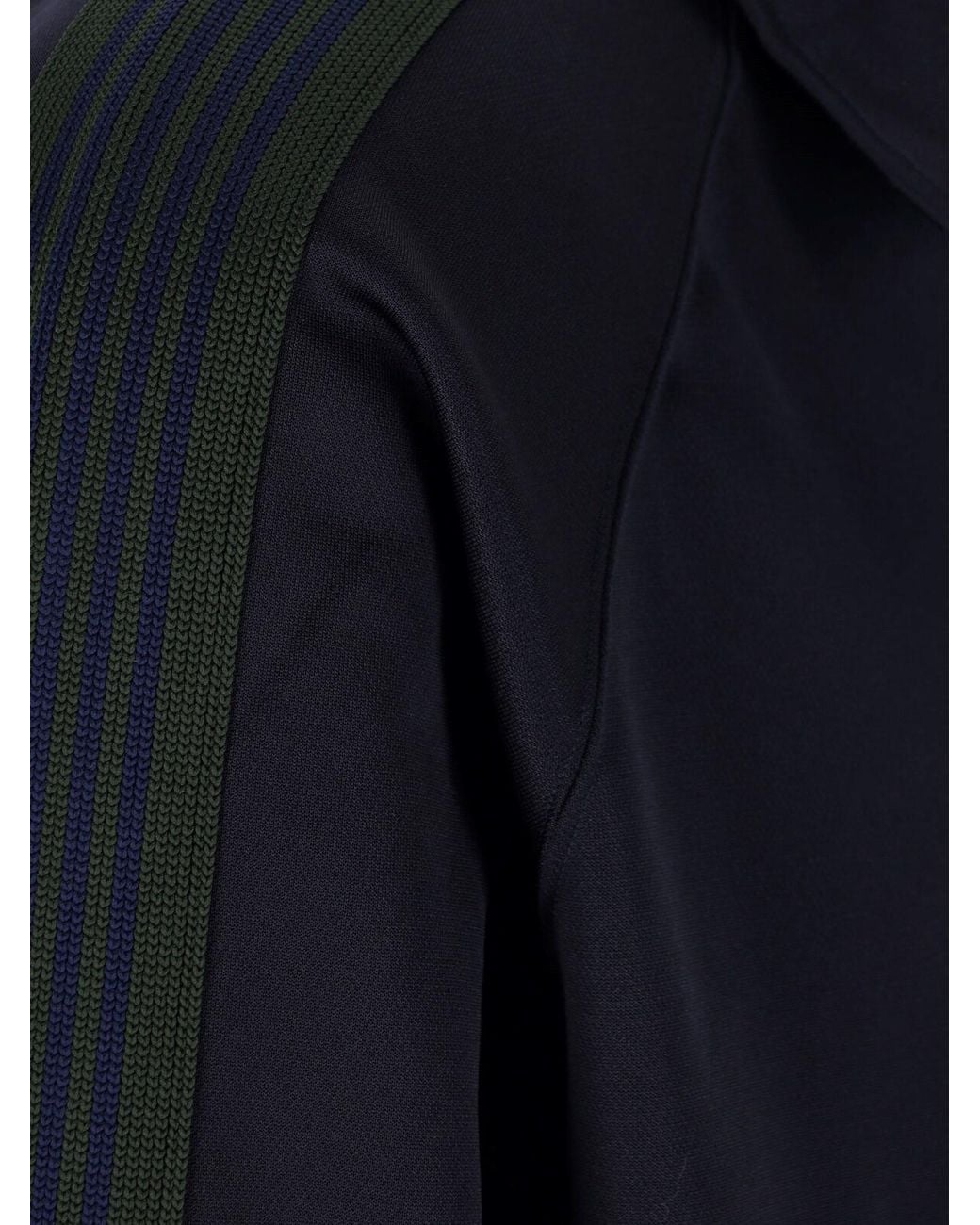 Needles Blue Zip Sweatshirt for men