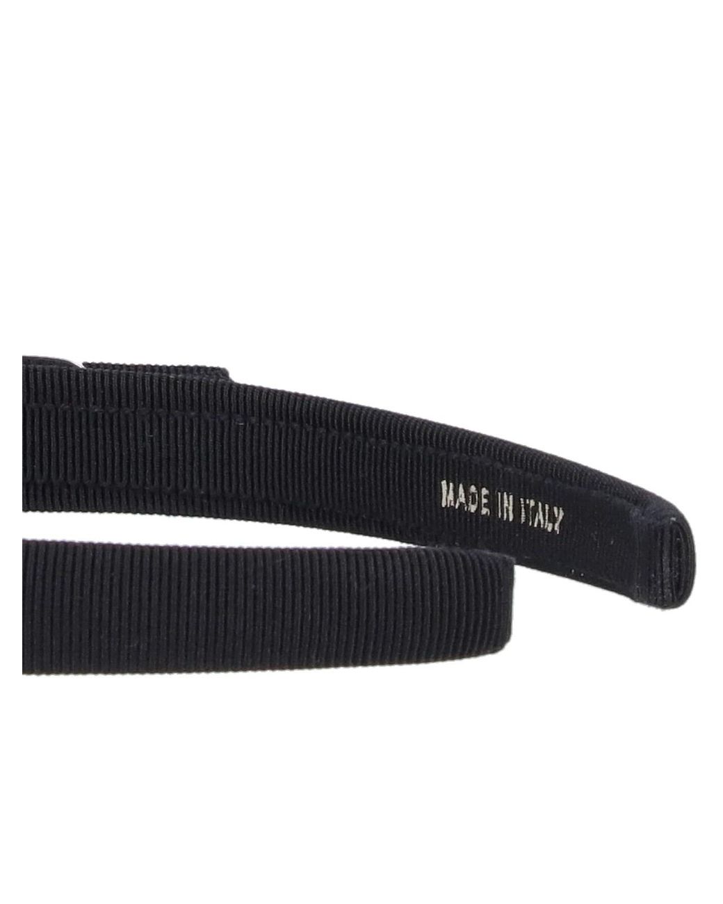 Ferragamo Blue Crystal-Trim Headband