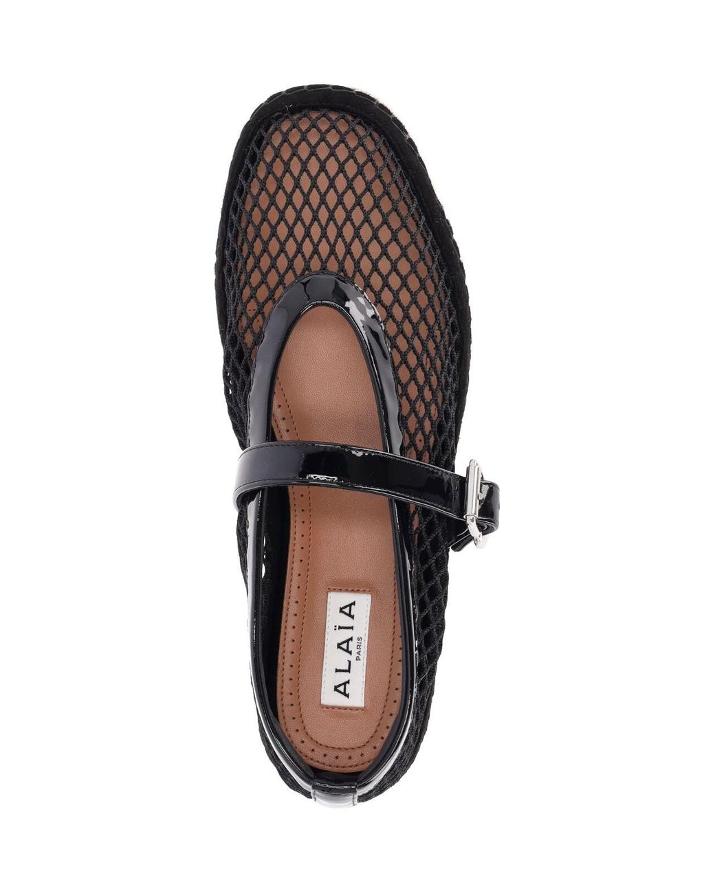 Alaïa Black Mesh Espadrilles
