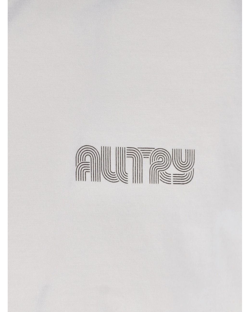 Autry White 100% Cotton Crewneck T-Shirt