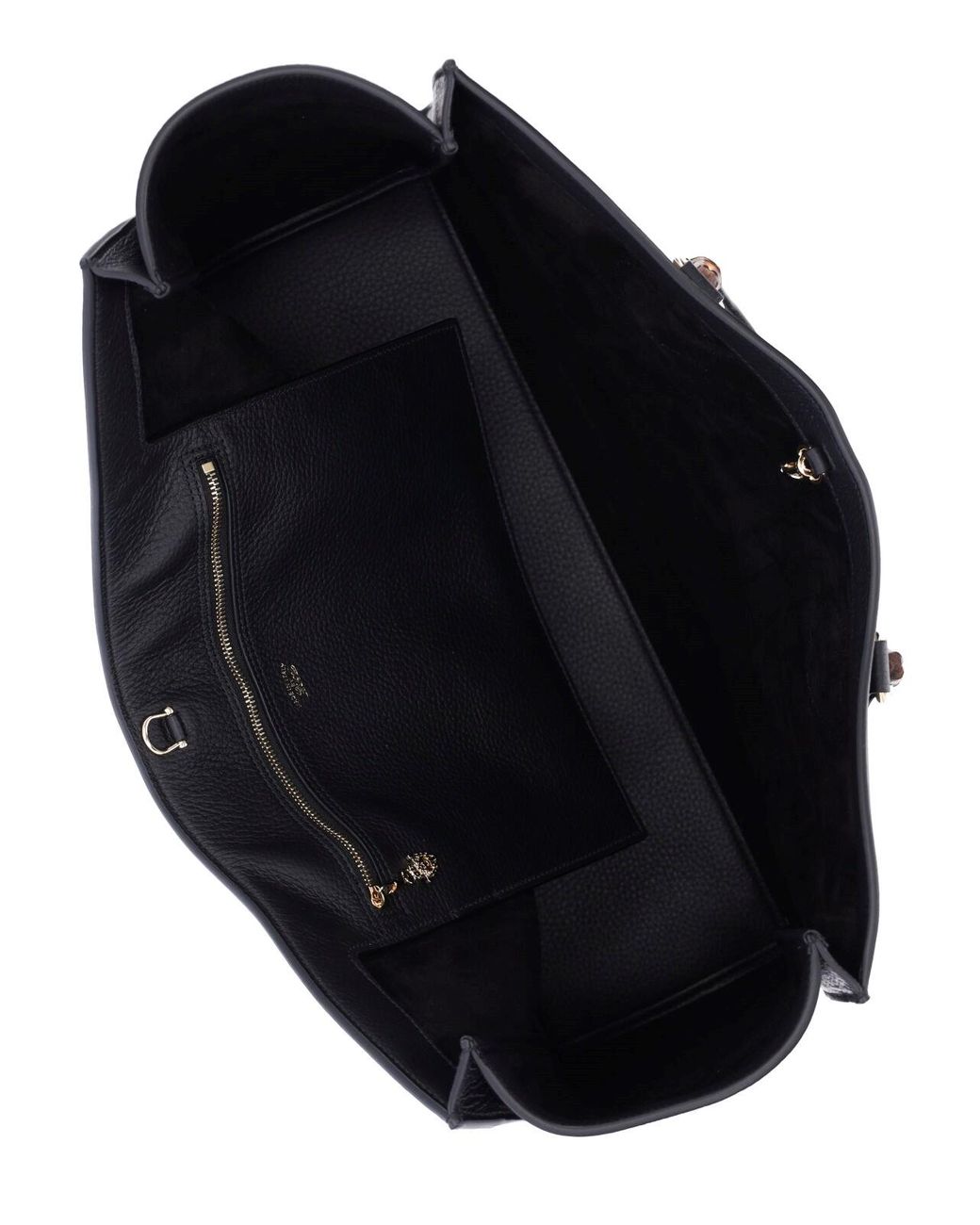 Gucci Black Tote Bag "Bamboo"