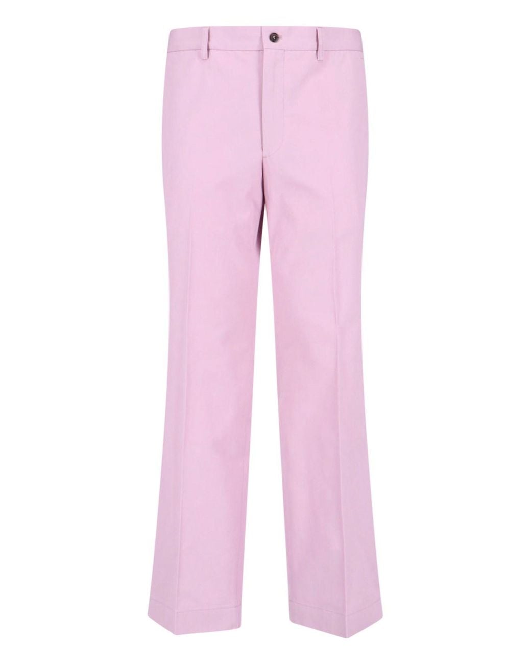 Prada Pink Cotton Pants for men
