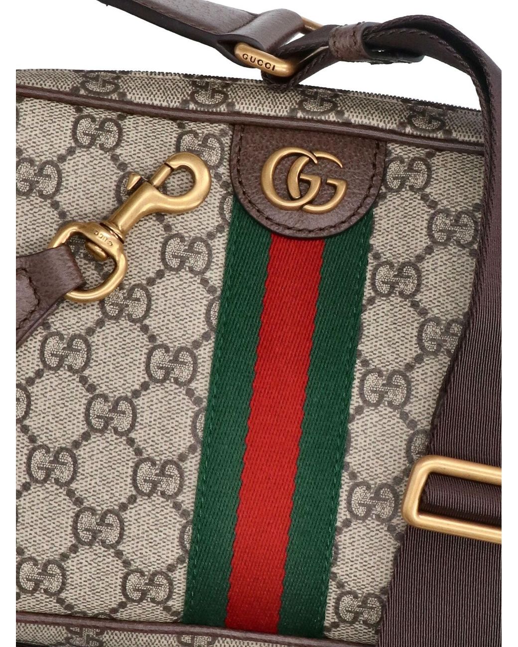 Gucci Gray Small Shoulder Bag “Ophidia” for men