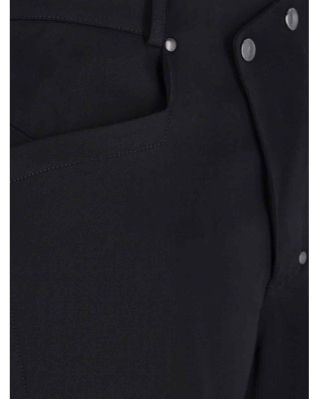 Kiko Kostadinov Black Trousers Virgin Wool for men