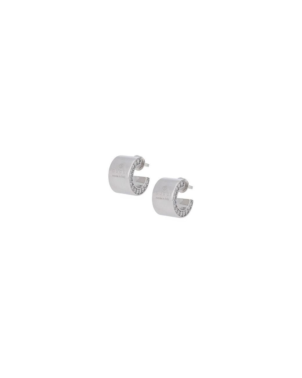 Gucci White Earrings ”Trademark”