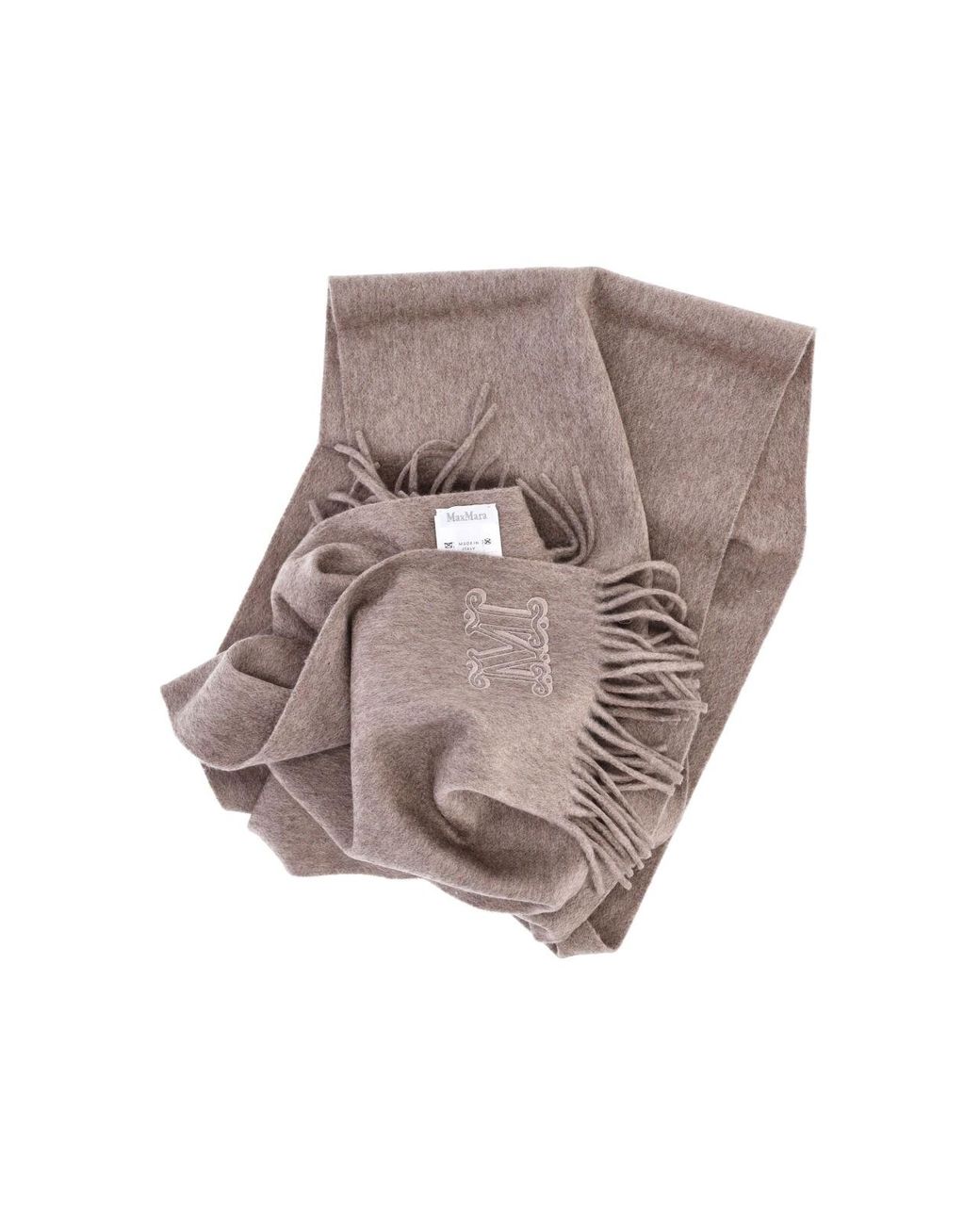 Max Mara Brown Cashmere Scarf