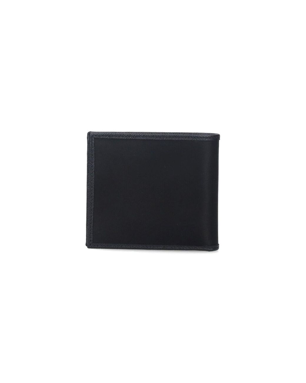 Prada Black Bifold Logo Wallet for men