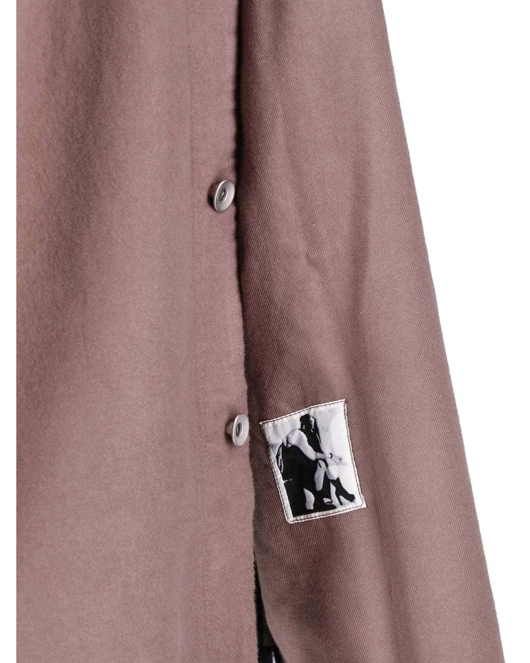 Rick Owens Brown Button Shirt for men