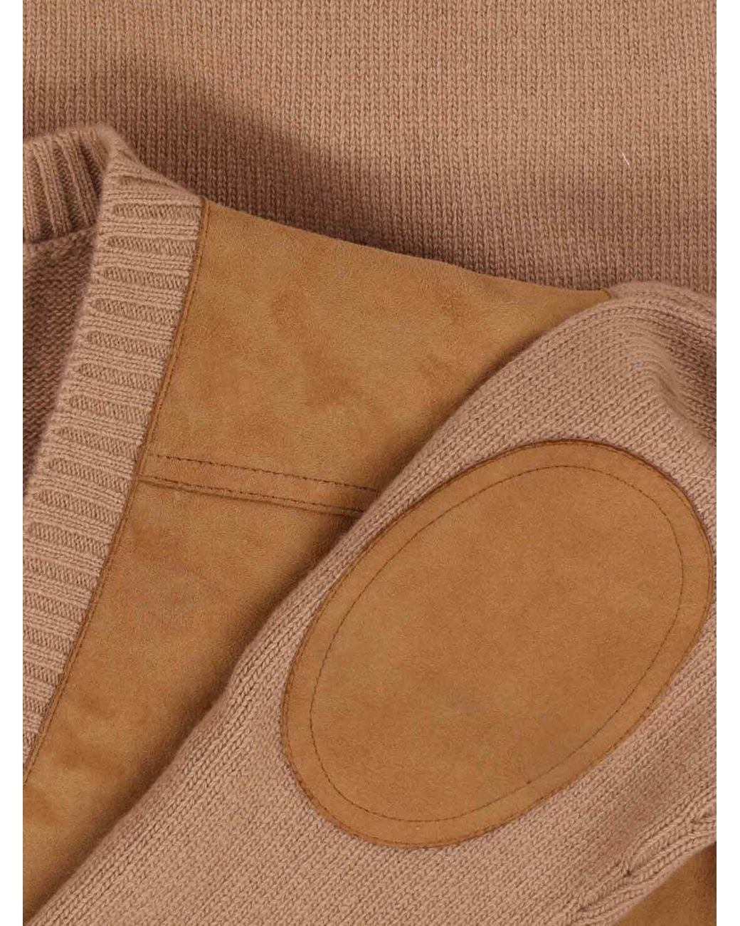 Prada Brown V-Neck Sweater