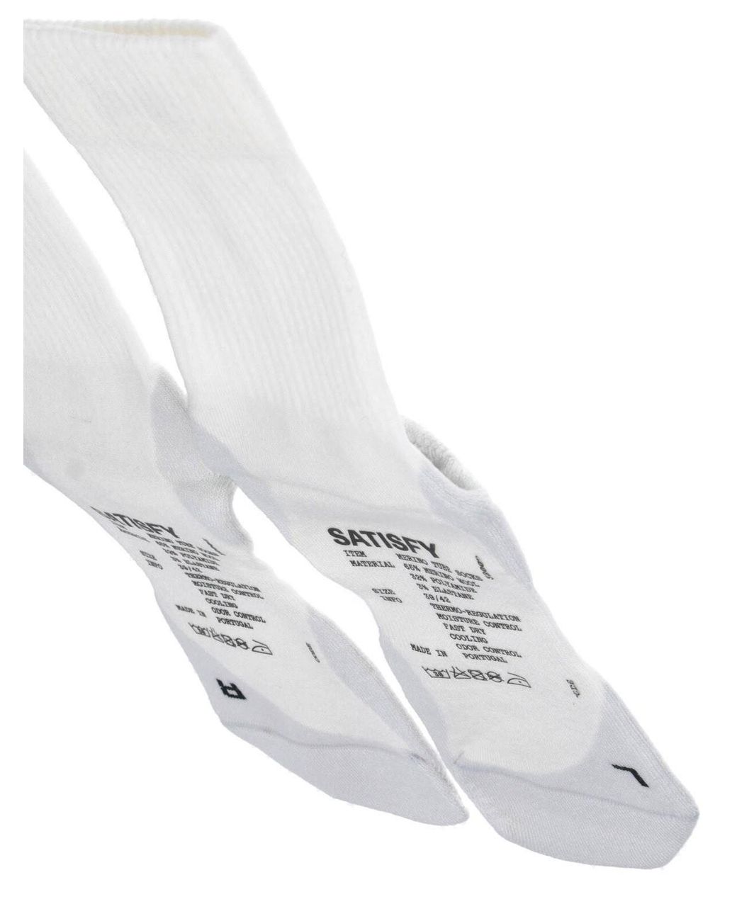 Satisfy White "Tube" Socks for men