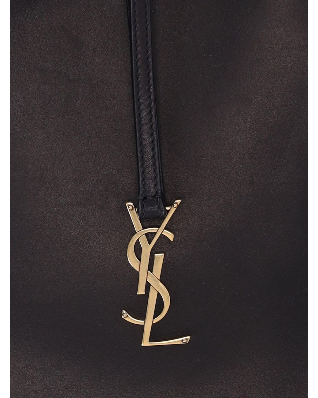 Saint Laurent Black Large Hobo Shoulder Bag 'Paris Vii'