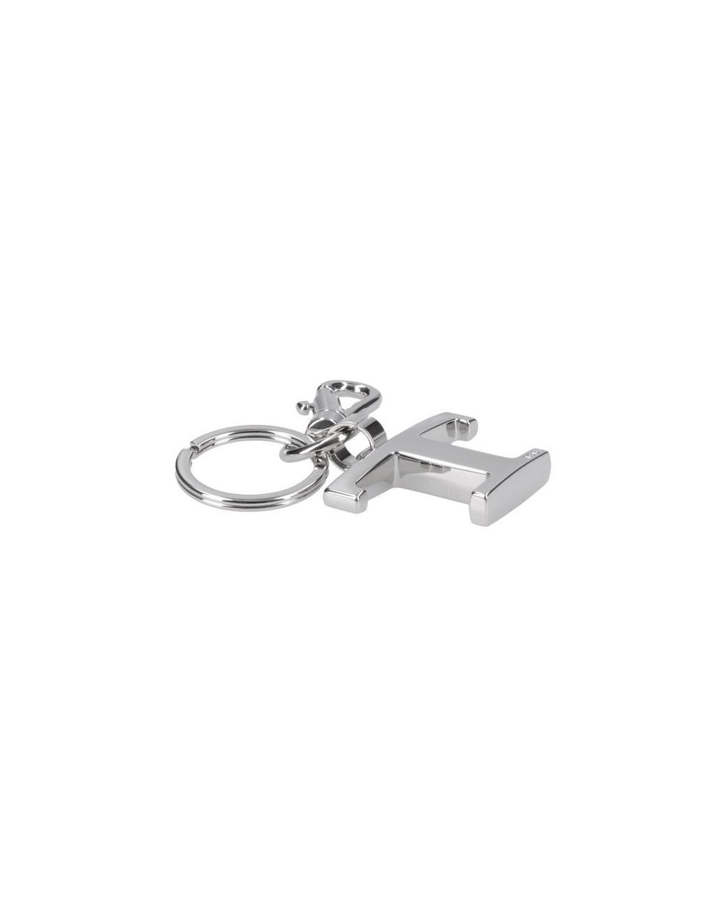 Tod's Metallic Keychain Logo Charm for men