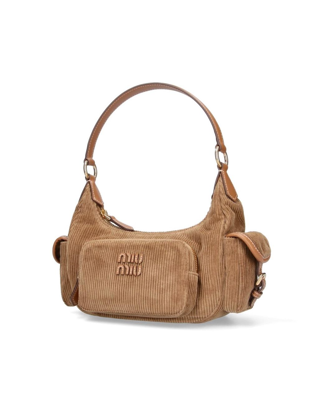 Miu Miu Brown Shoulder Bag "Pocket"