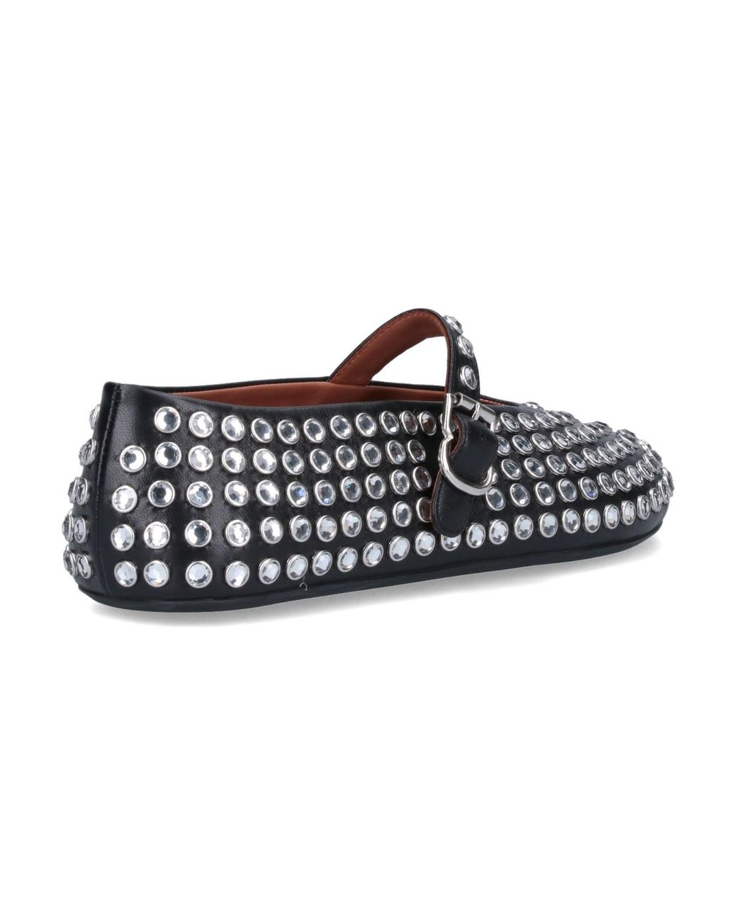 Alaïa Black Strass Ballet Flats