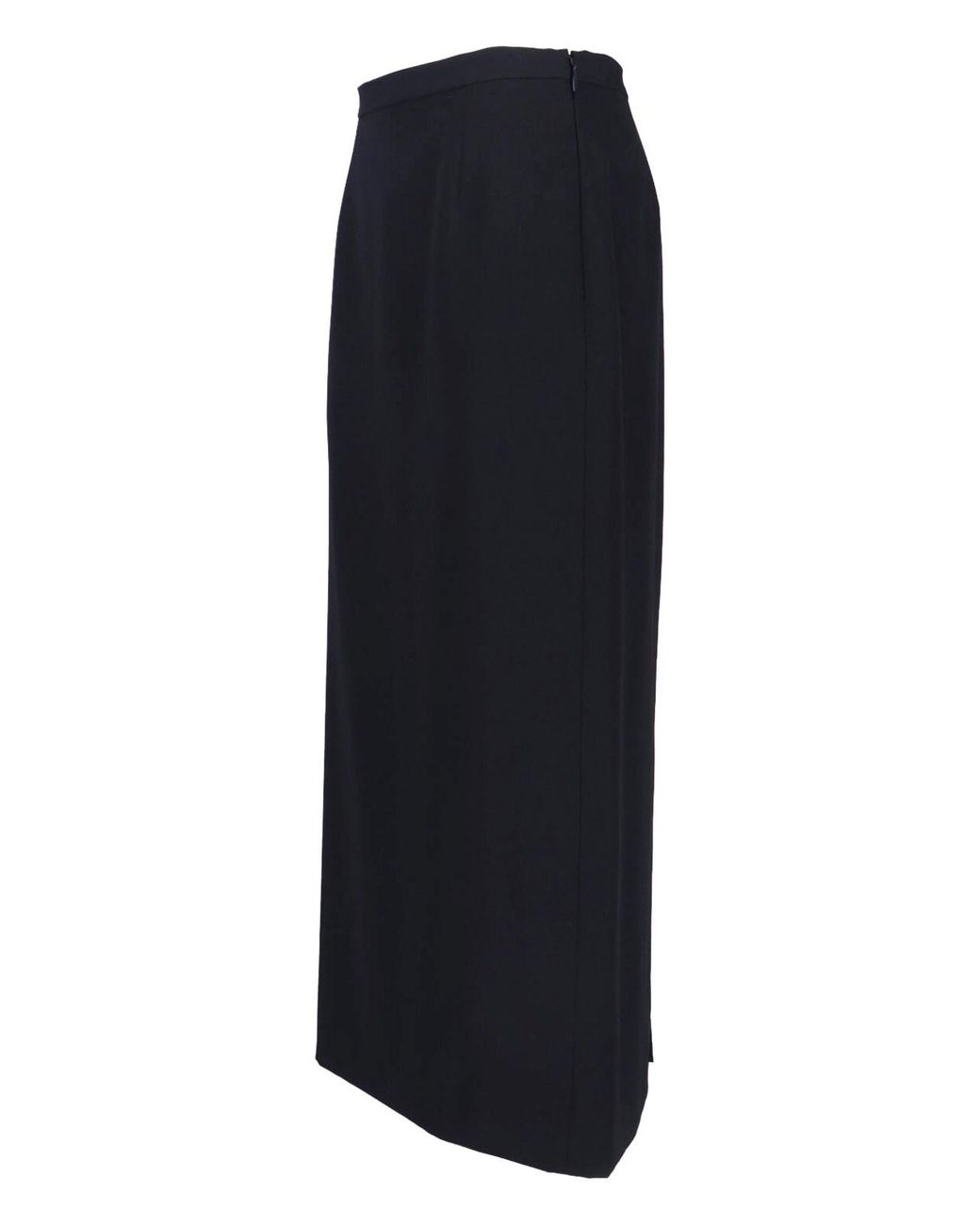 The Row Black Midi Skirt "Edric"