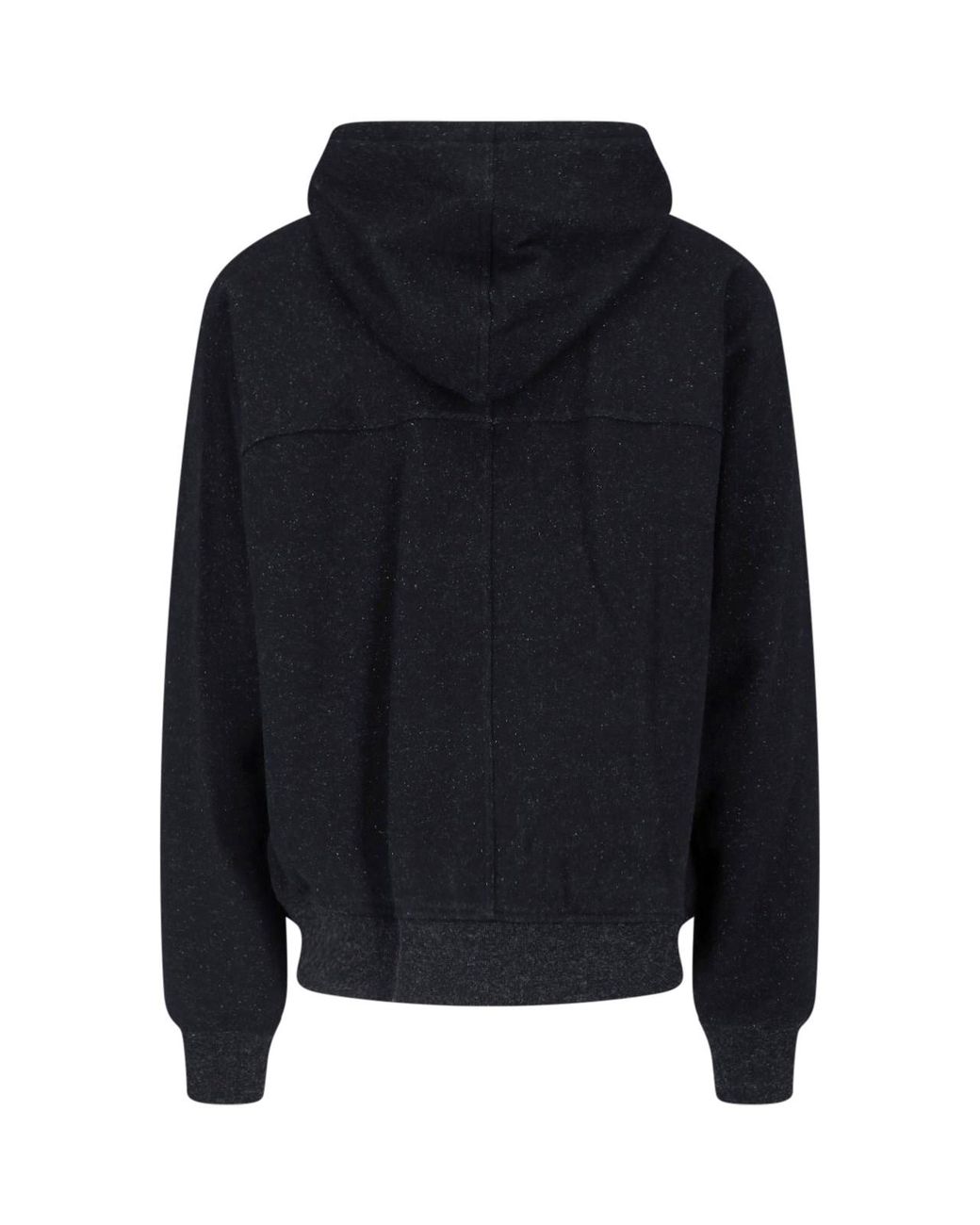 Rick Owens Blue Hooded Sweatshirt for men