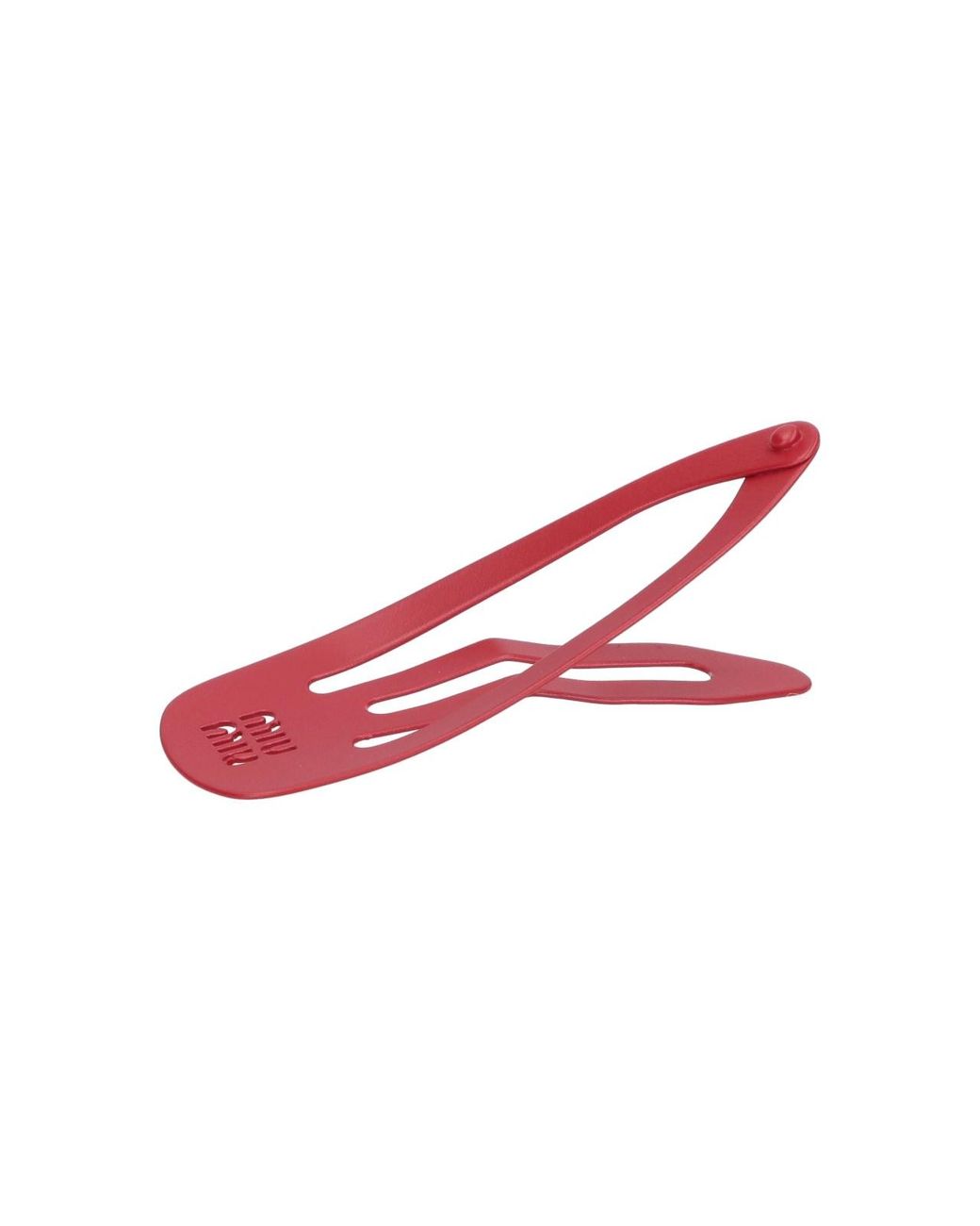 Miu Miu Red Logo Clip Set