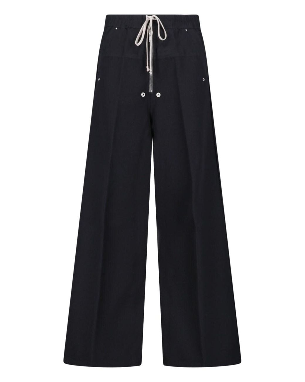 Rick Owens Blue Pants "Wide Bela" for men