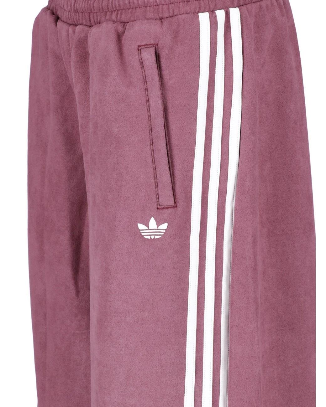 Adidas Purple Wide Sweatpants "Adilenium"
