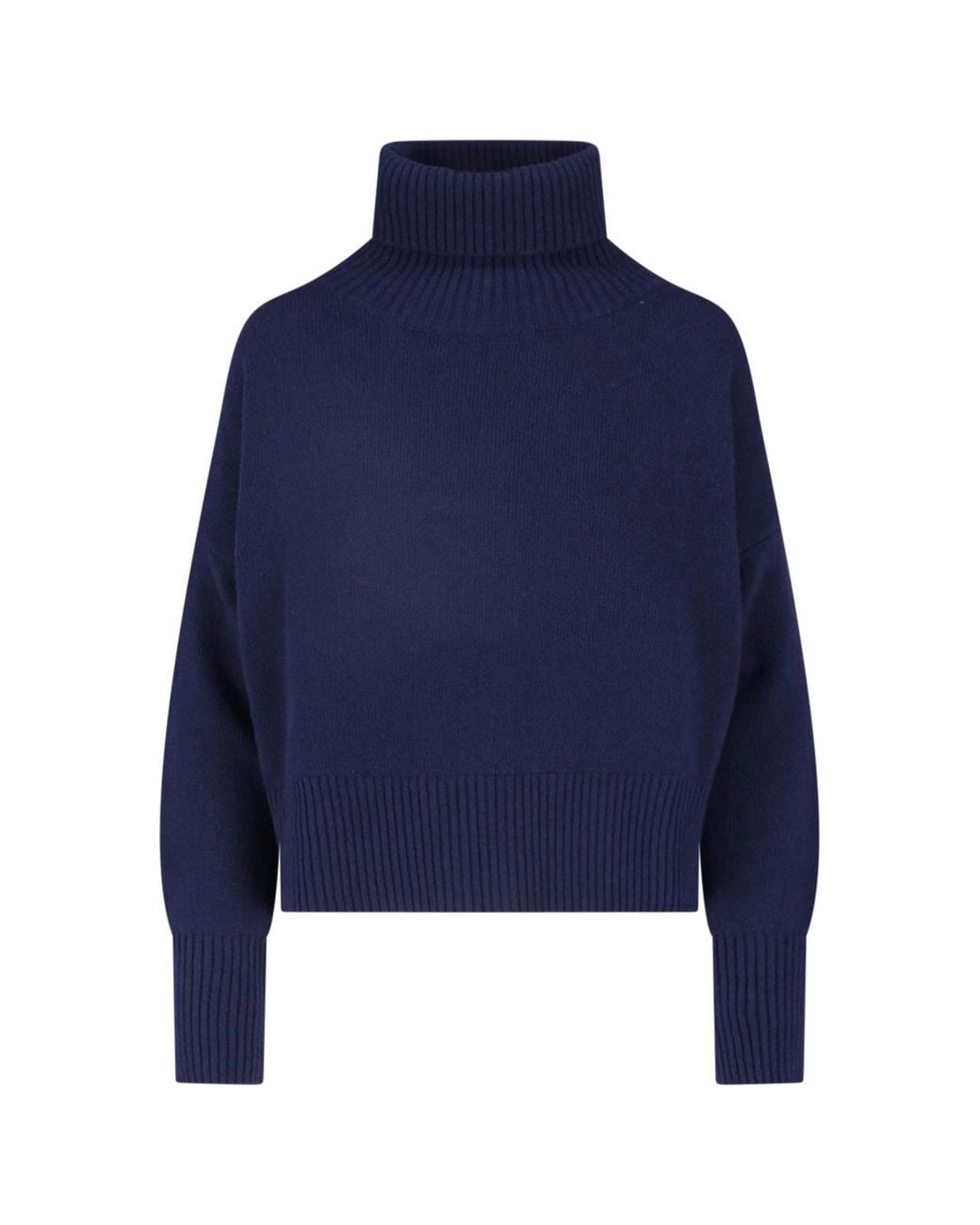 Ma'ry'ya Blue Virgin Wool And Cashmere Sweater