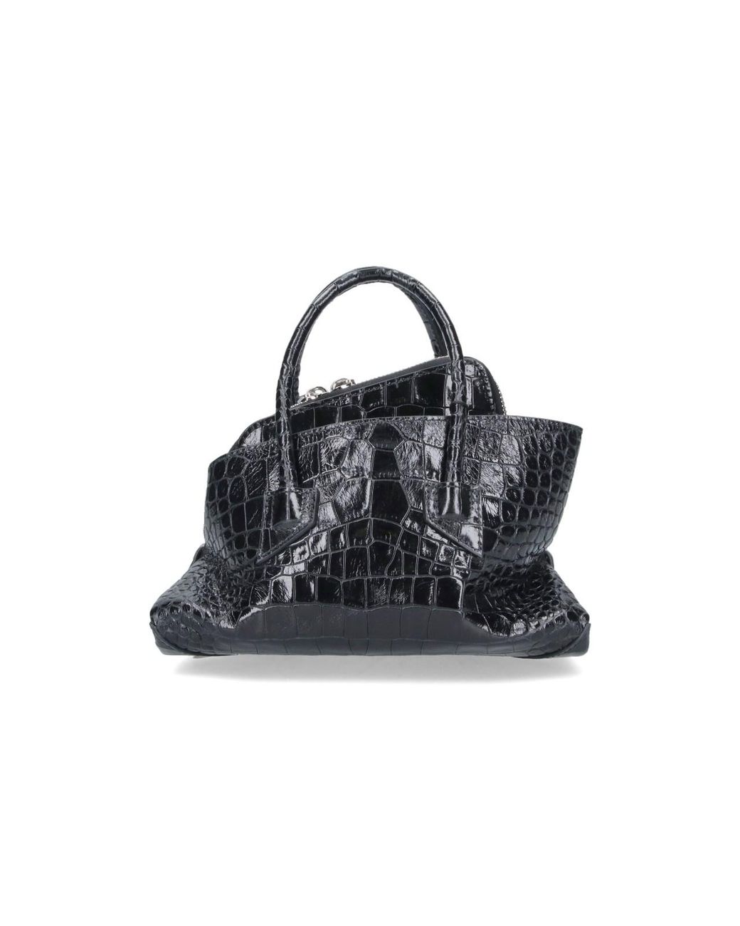 The Attico Black Mini Bag "La Passeggiata"