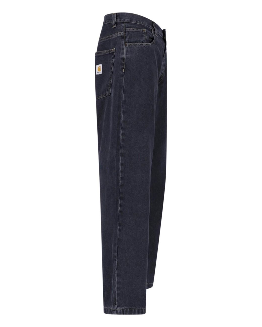 Carhartt Blue Wide Jeans "Brandon" for men
