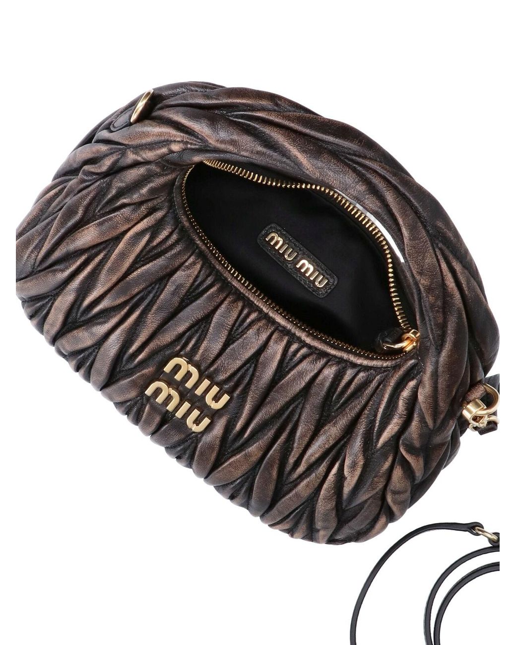 Miu Miu Black Shoulder Bag "Wander"