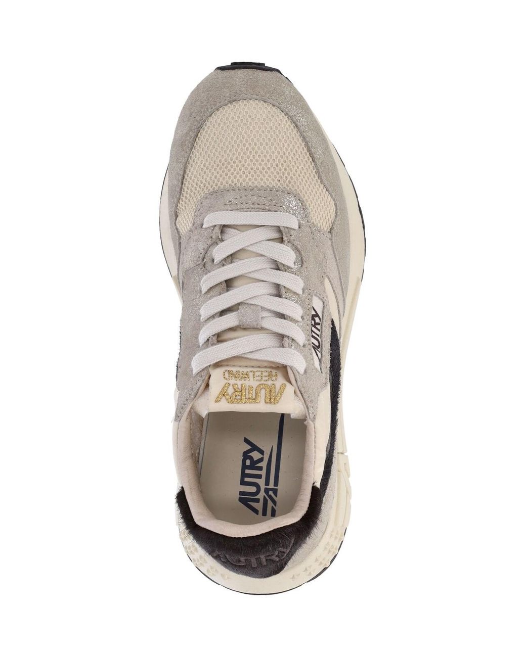 Autry White Leather Reelwind Low Sneakers