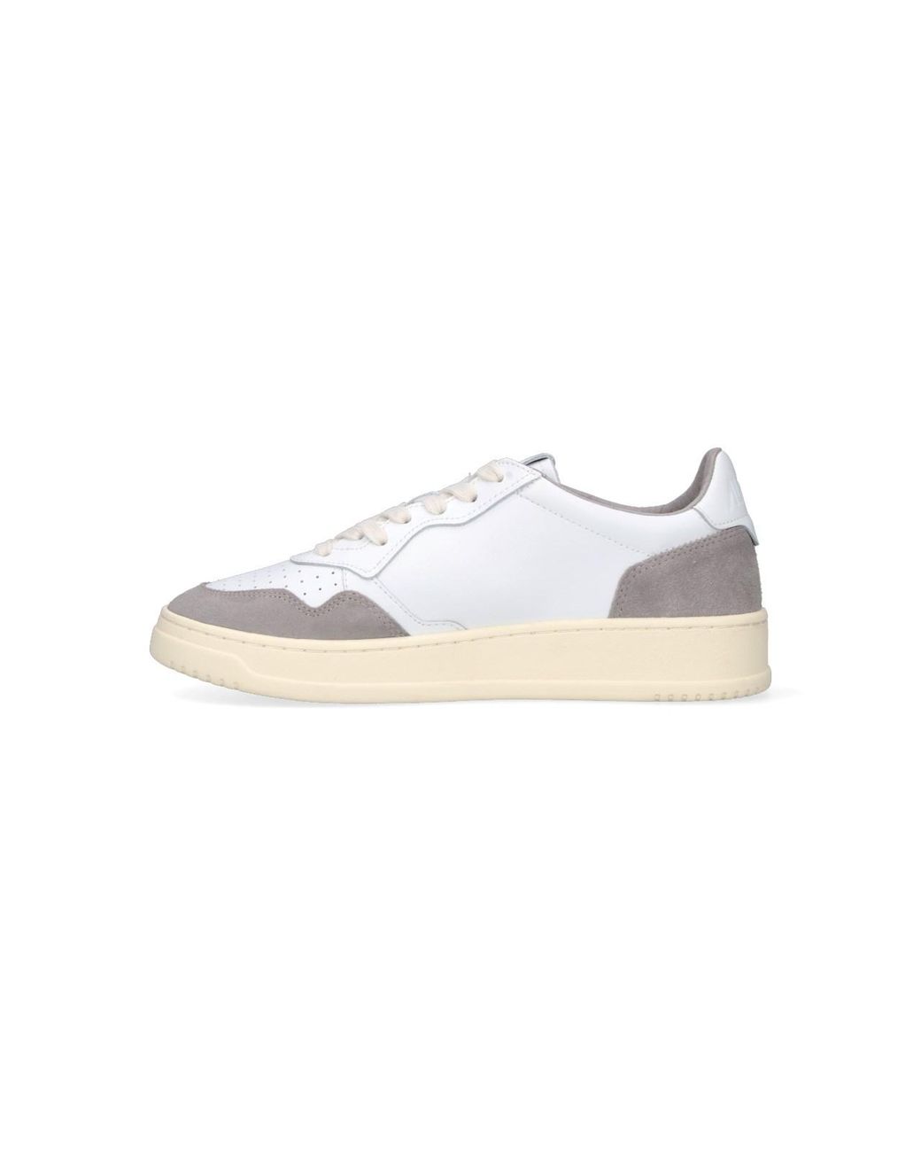 Autry White Medalist Low-Top Sneakers for men