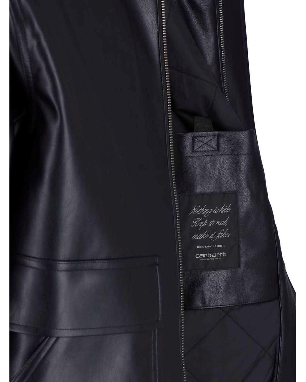 Carhartt Black Zip Jacket "Arizona" for men