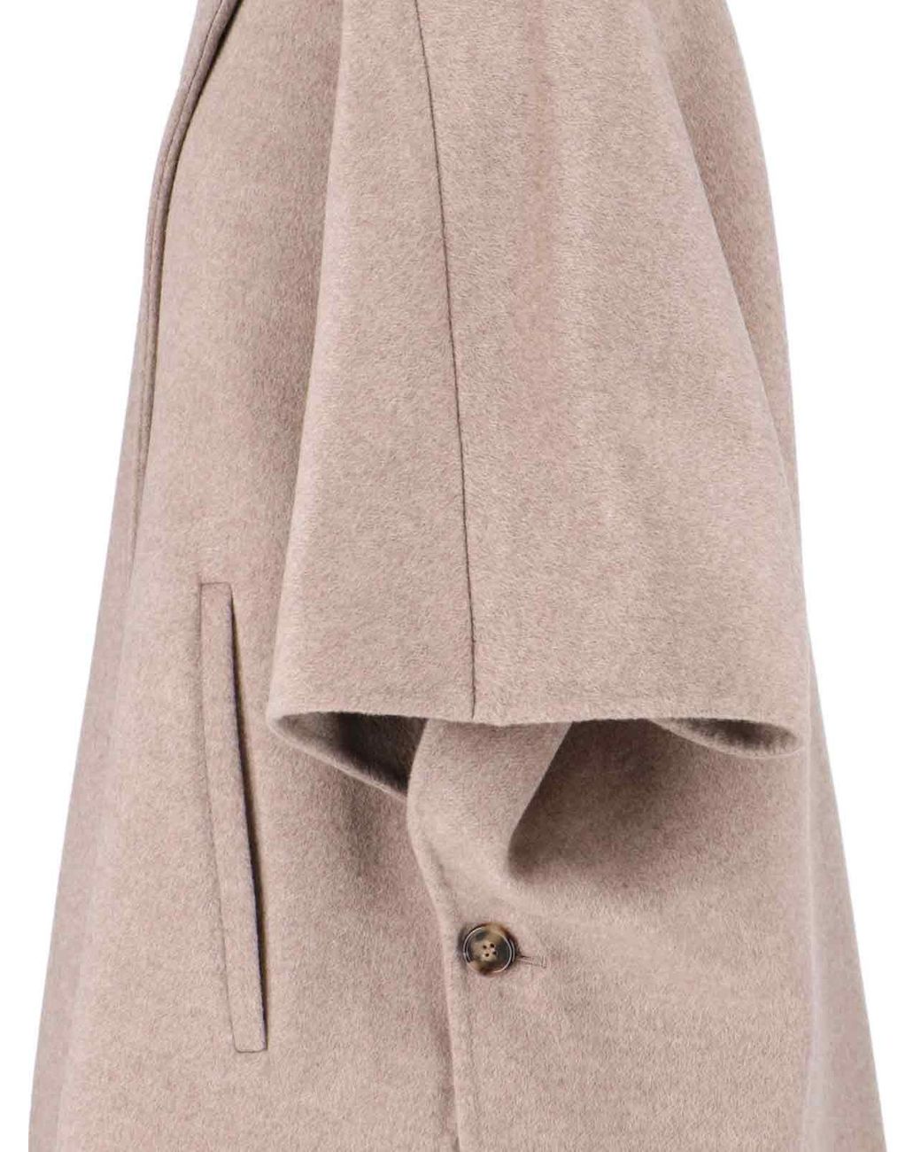 Max Mara Pink Derrik Cashmere Cape