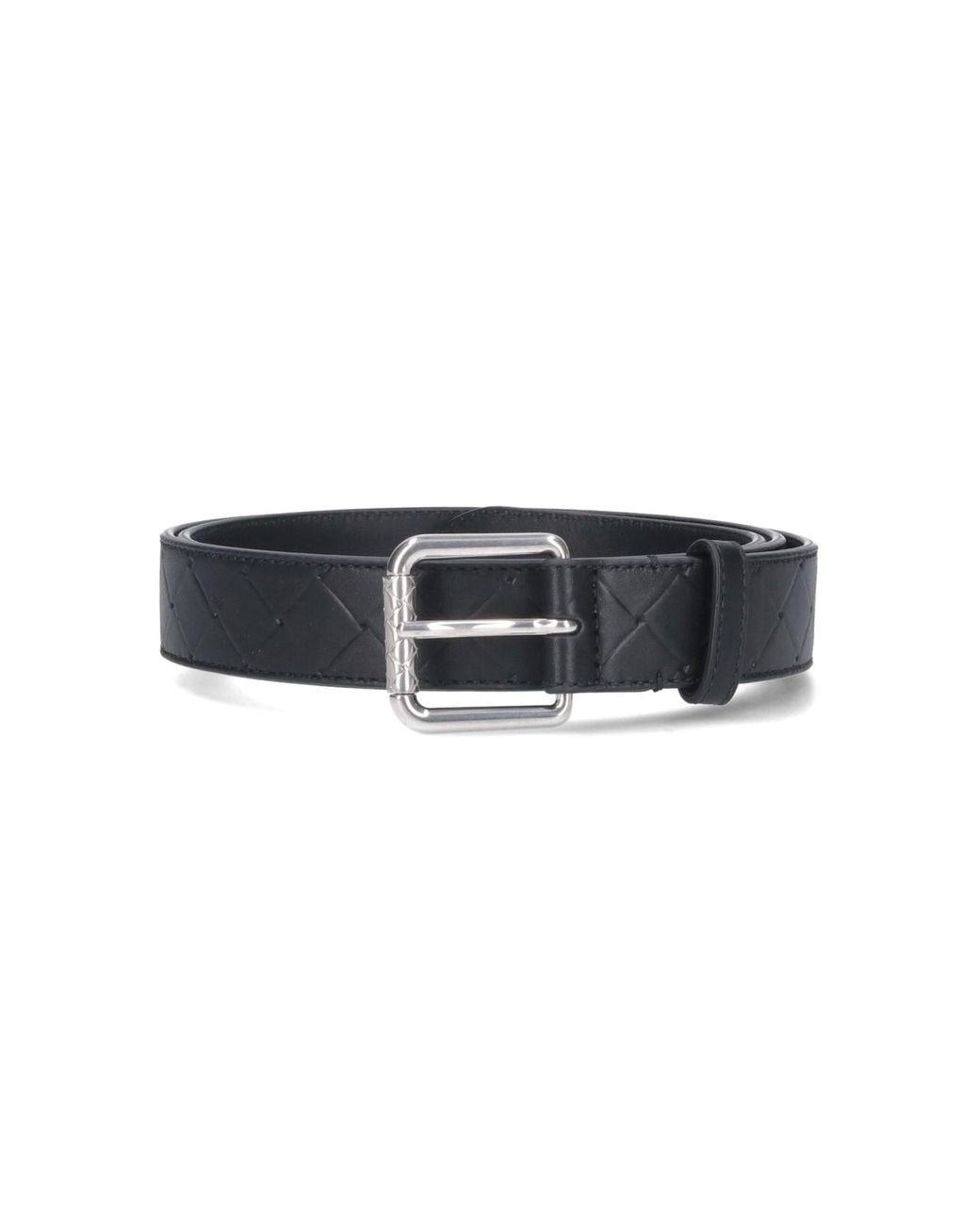 Bottega Veneta Black Woven Belt for men