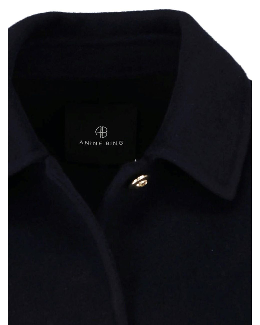 Anine Bing Blue Wool And Cashmere Jacket