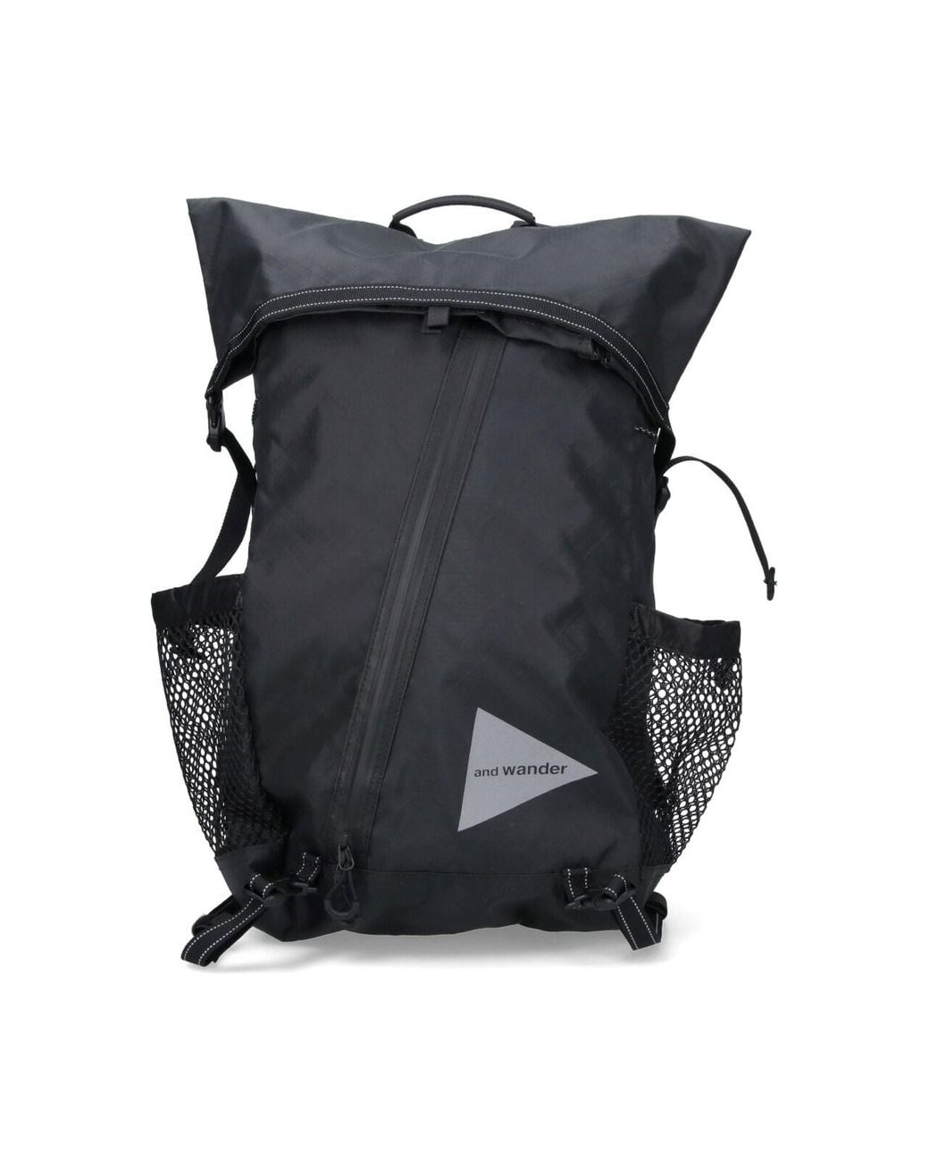 And Wander Black Ecopack 18L Backpack for men