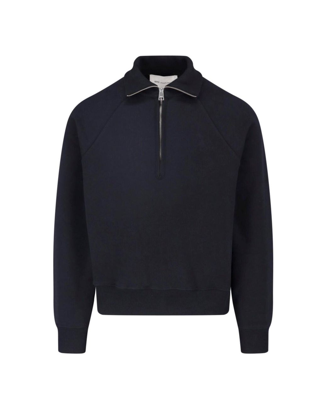 AMI Blue Logo Sweatshirt for men