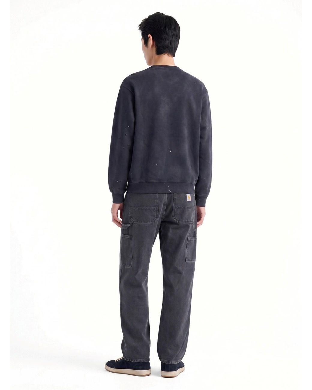 Carhartt Blue Sweatshirt "S/S Painter" for men
