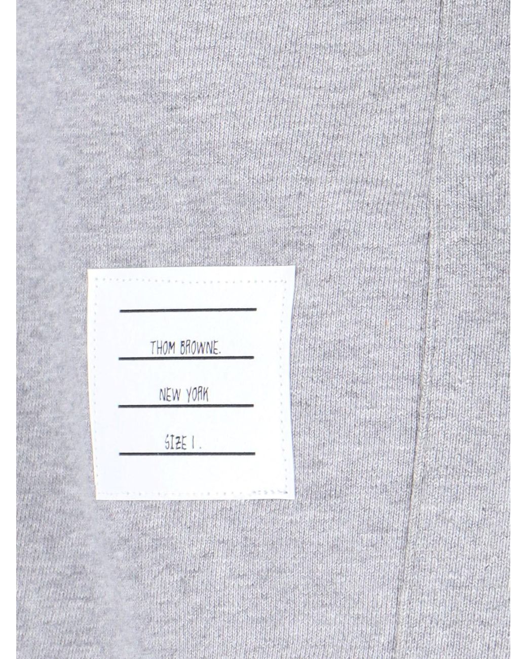 Thom Browne Blue '4-Bar' Crewneck Sweatshirt for men