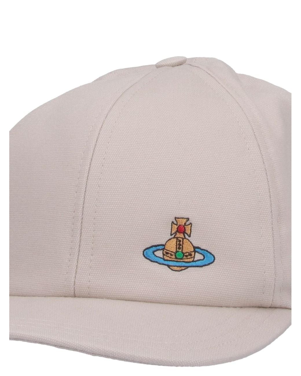 Vivienne Westwood Natural Orb Logo Baseball Cap