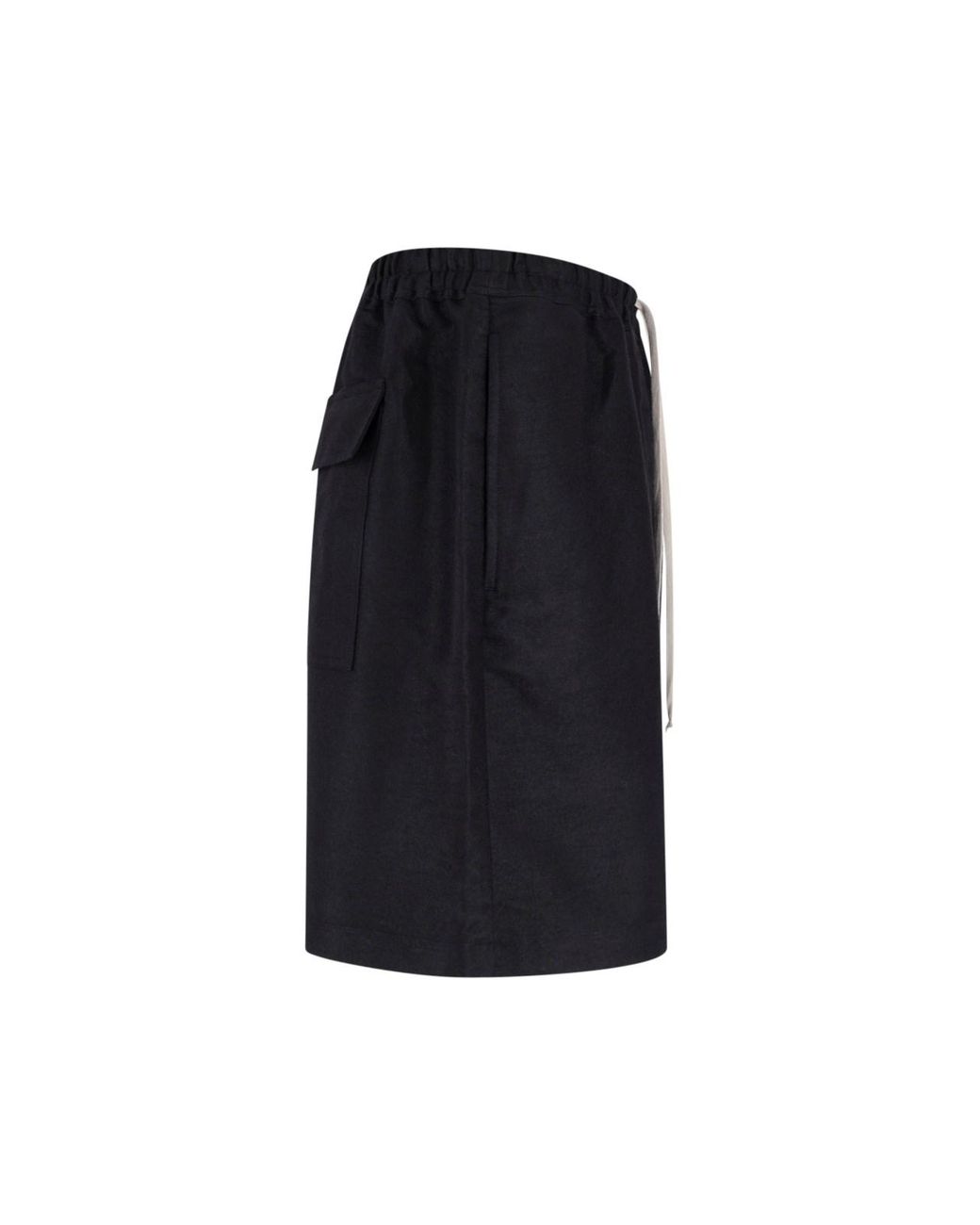 Rick Owens Black Shorts “Faun” for men