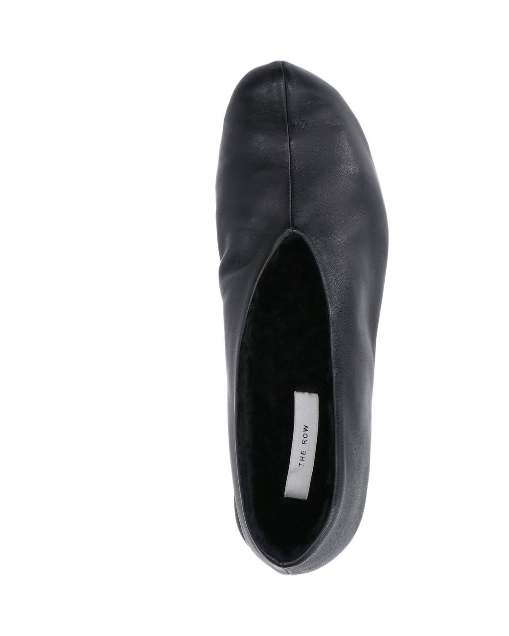 The Row Black "Stella" Ballet Flats