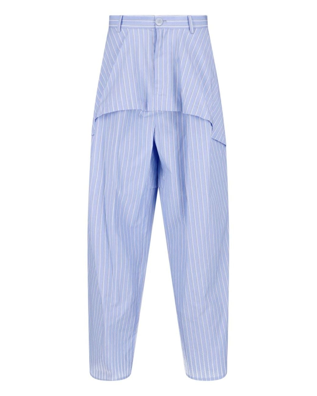 Loewe Blue Wide Striped Pants