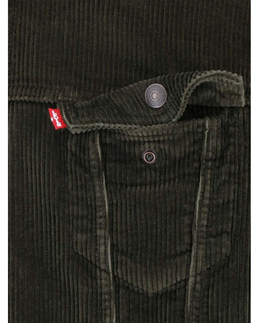 Levi's Strauss Black Jacket "Sherpa Trucker Type Iii" for men