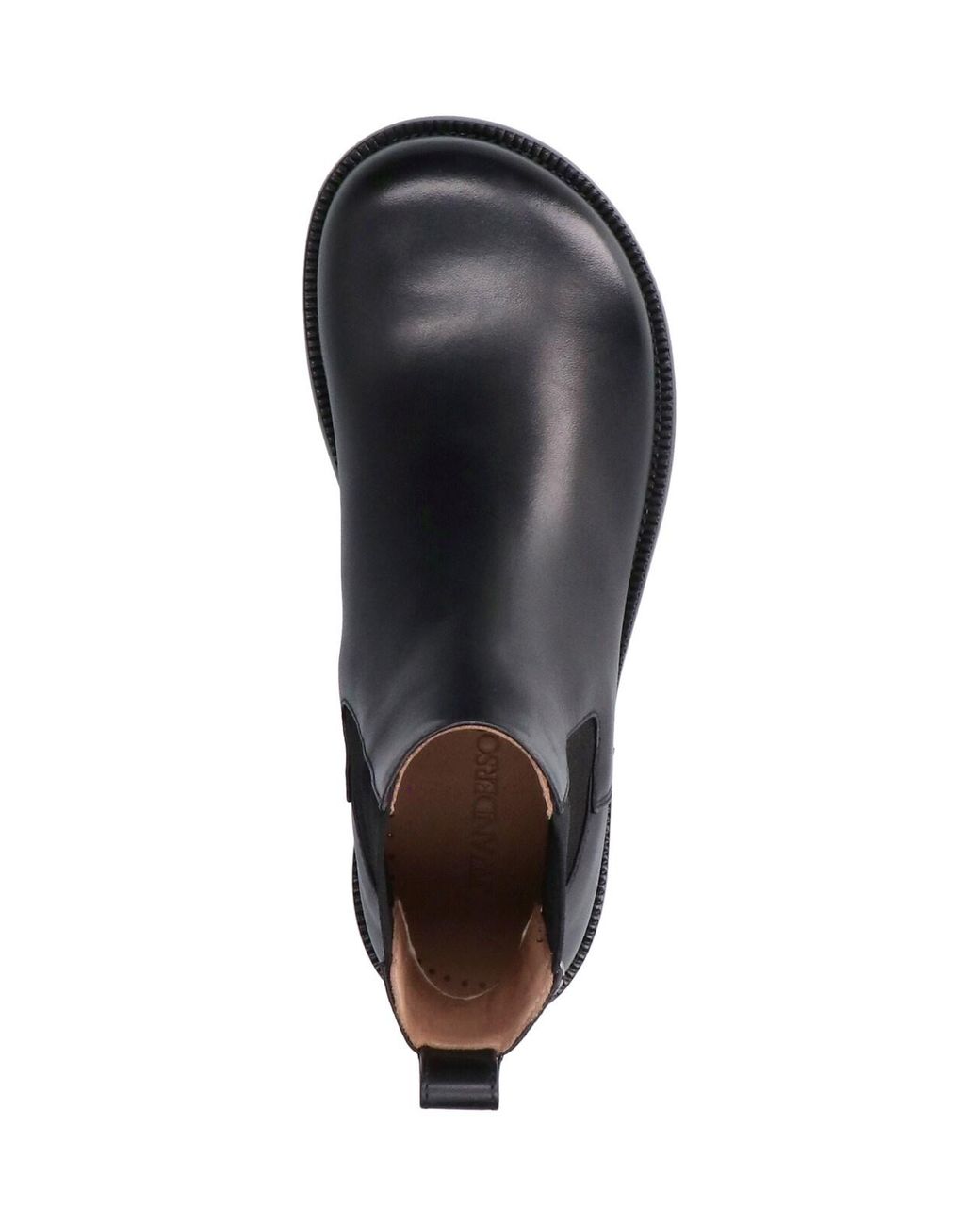 J.W. Anderson Black Leather Ankle Boots "Loafer"
