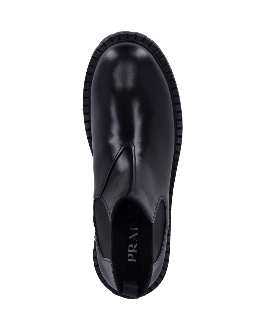 Prada Black Chealsea Ankle Boots for men