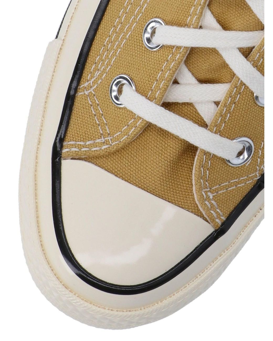 Converse White Sneakers Tela