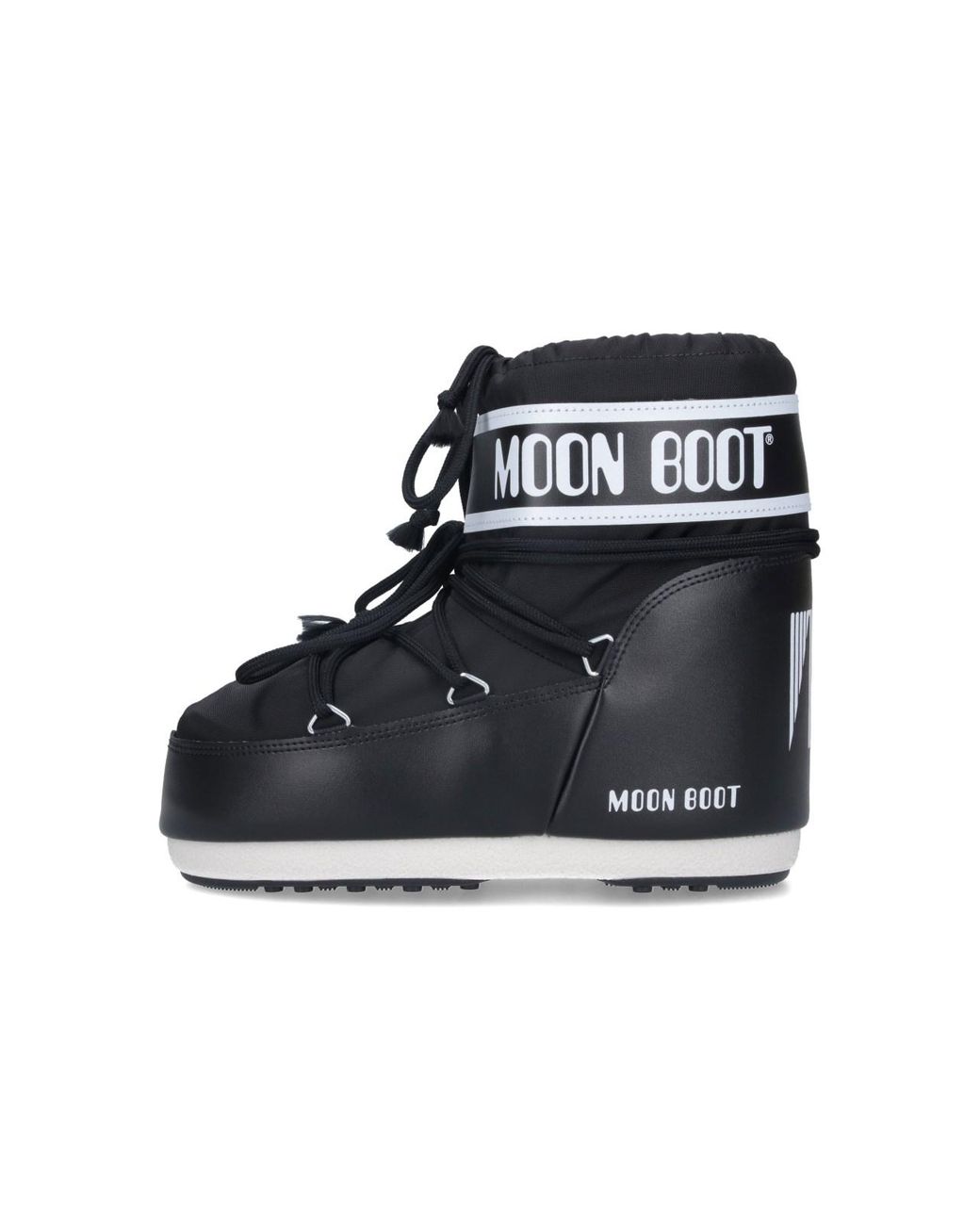 Moon Boot Black Icon Low Padded Ankle Boots