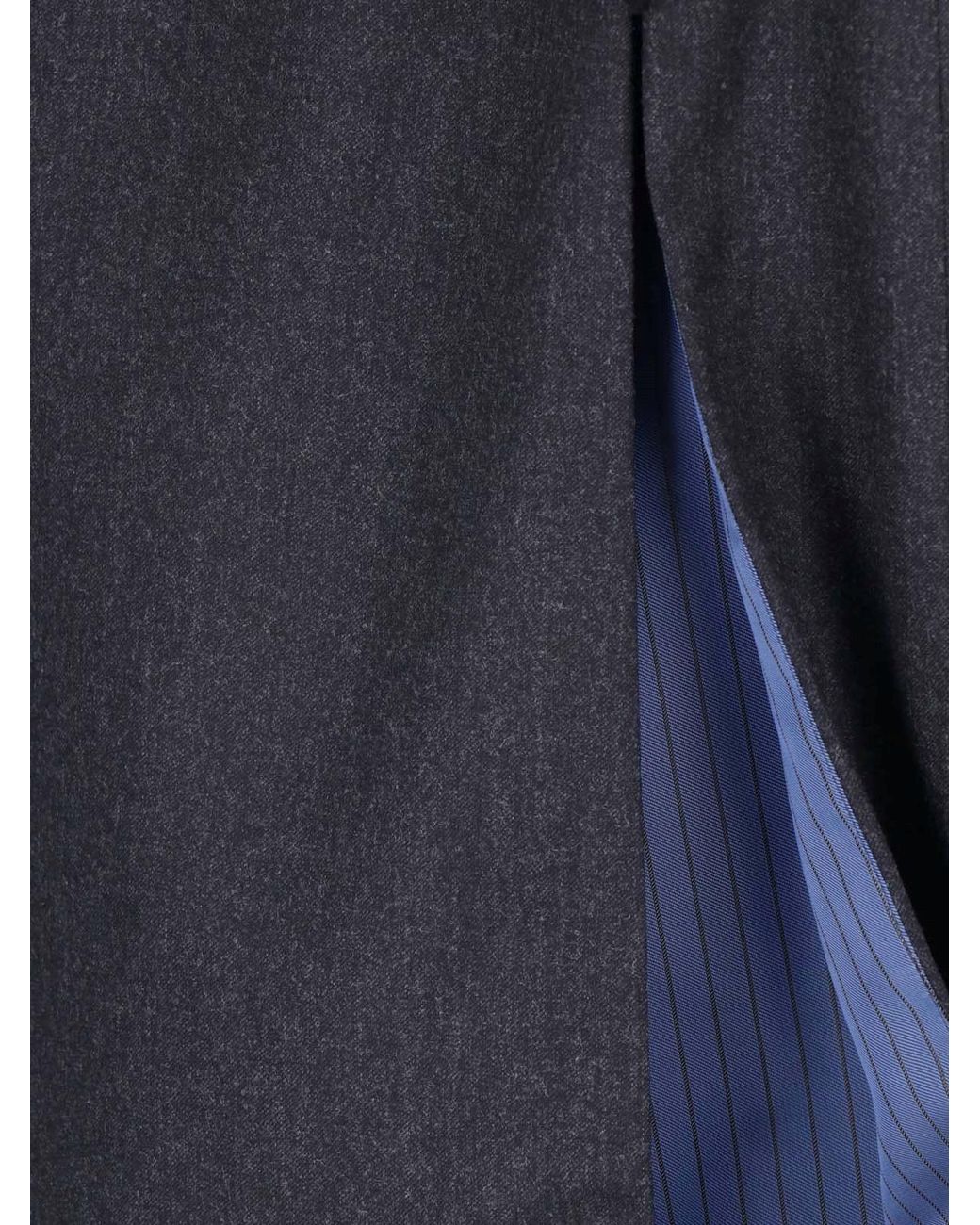Gucci Blue Wool Mini Skirt